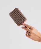 Beauty Lover Rhinestone Paddle Hairbrush