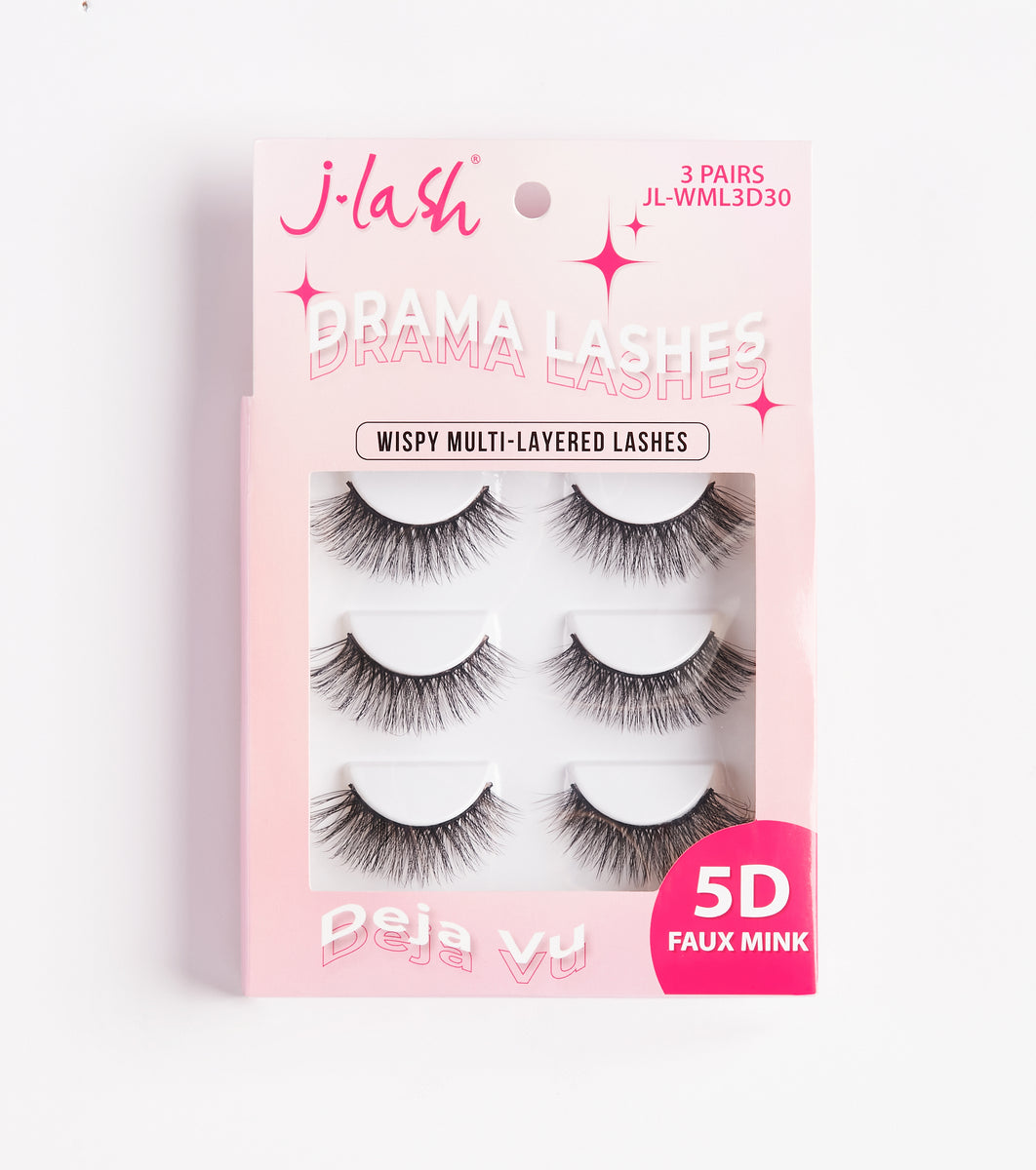 Deja Vu Three Pack Wispy Faux Lashes