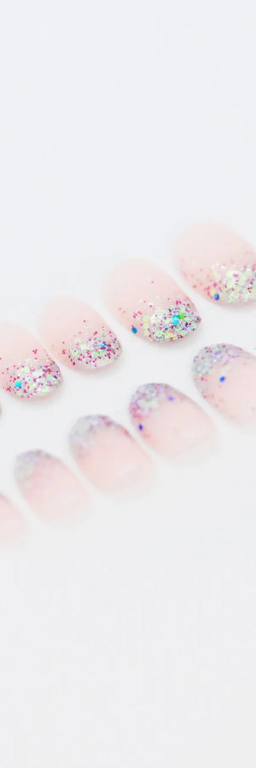 Pixie Dust Glitter Press On Nail Kit