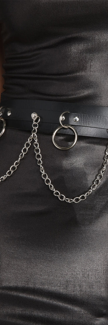 Guilty As Charged Chain Link Belt