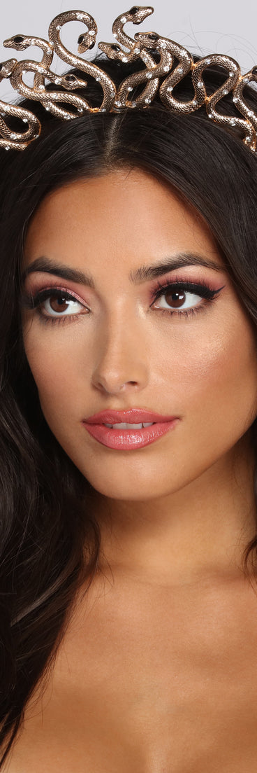 Snake Queen Head Band for 2022 festival outfits, festival dress, outfits for raves, concert outfits, and/or club outfits