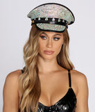 Miss Officer Rhinestone Hat