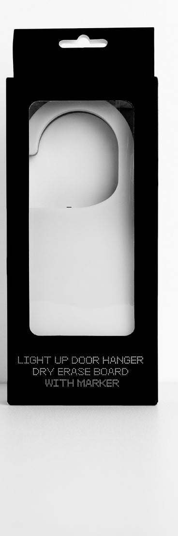 Light Up Dry Erase Door Hanger