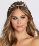 Rhinestone Cat Ear Headband