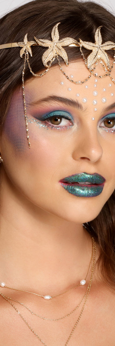 Mystical Mermaid Starfish Headband for Women's Mermaid Costume