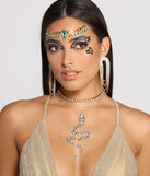 Snake Queen Adhesive Face Gems is a trendy pick to create 2023 festival outfits, festival dresses, outfits for concerts or raves, and complete your best party outfits!
