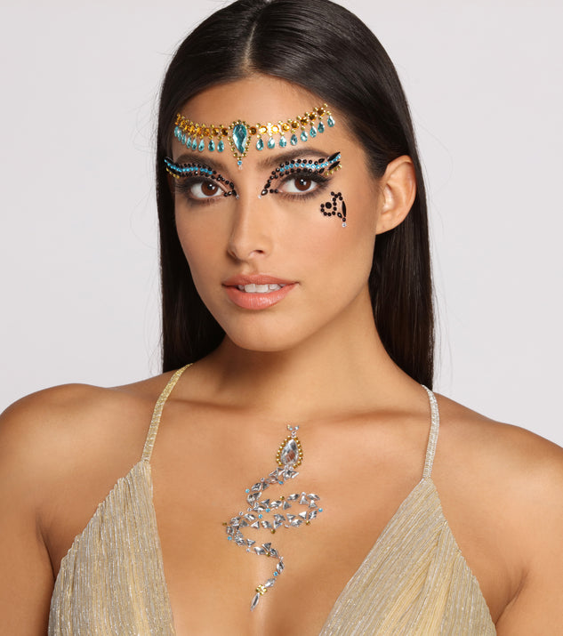 Snake Queen Adhesive Face Gems & Windsor