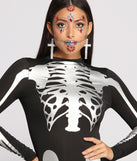 Ghoul and Halloween Glam Skeleton Face Gems