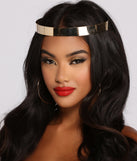 Wondrous Gold Metal Headband from Windsor
