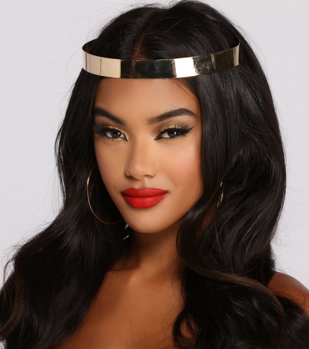 Wondrous Gold Metal Headband from Windsor