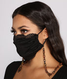 Tortoise Shell Face Mask Chain