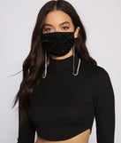 Bling Queen Rhinestone Mask Chain is a trendy pick to create 2023 festival outfits, festival dresses, outfits for concerts or raves, and complete your best party outfits!