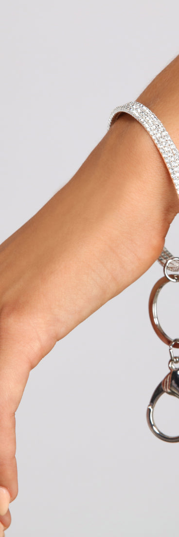 Chic Sparkle Rhinestone Wristlet