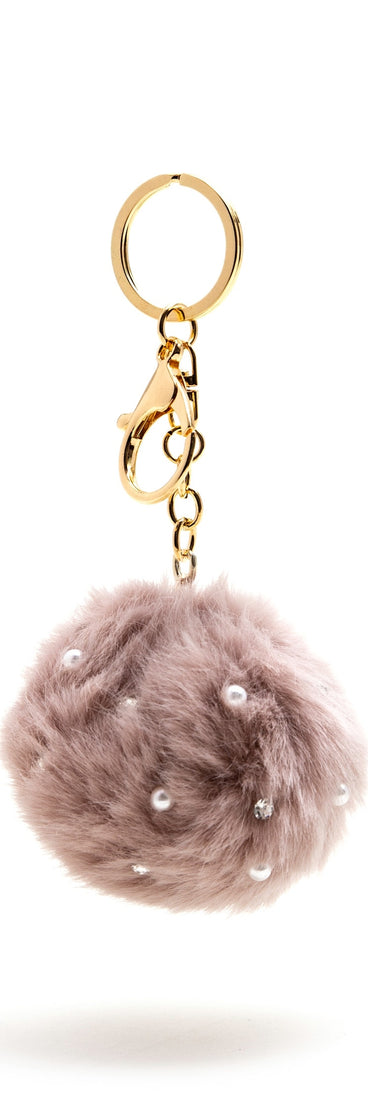 Pom Pom Pearl Key Charm