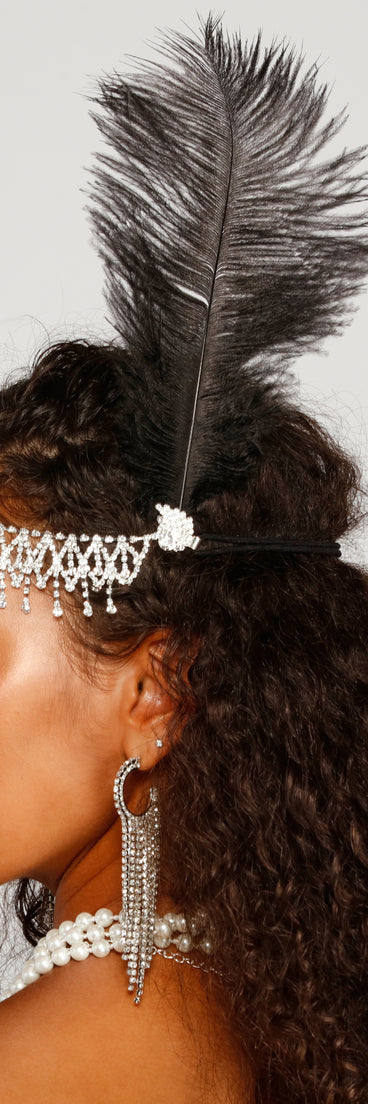 Flirtatious Flapper Rhinestone Headband
