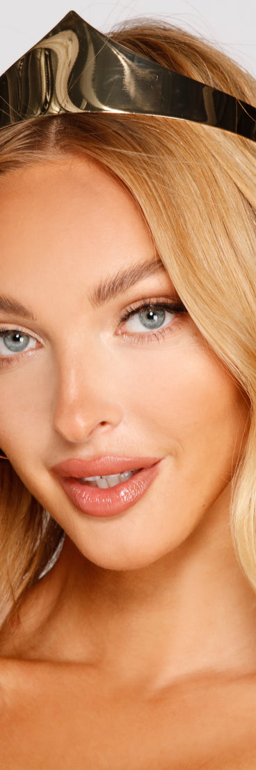 Lady Justice Metal Crown