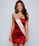 Birthday Girl Rhinestone Satin Sash