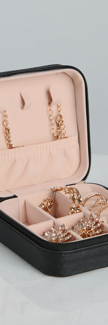 Mini Travel Jewelry Case