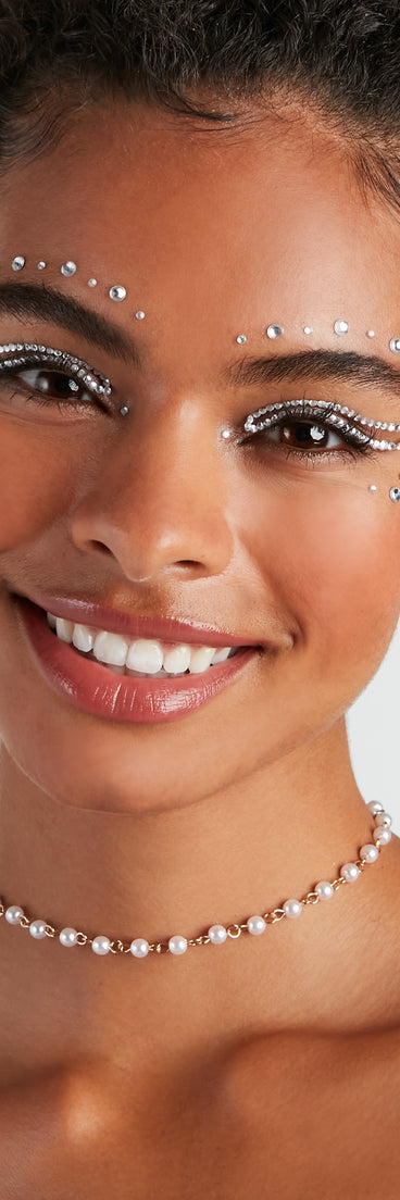 Magical Sparkle Mini Eye And Face Gemstones for women's DIY Halloween costumes