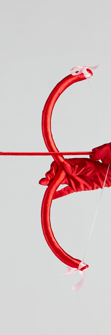 Cupid bow and arrow set for a women’s cupid costume