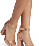 Luxe And Fab Block Heels