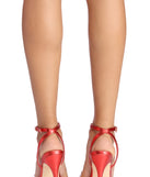 Crossed In Style Heels