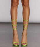Make Me Feel Stiletto Heels is the perfect Homecoming look pick with on-trend details to make the 2023 HOCO dance your most memorable event yet!
