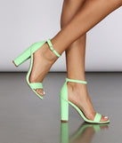 Glow-In-The-Dark Block Heels are chic ladies' shoes to complete your best 2023 outfits. They come in a variety of trendy women's shoe styles like platforms and dressy low-heels, & are available in wide widths for better comfort.