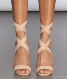 High Rise Lace-Up Heels is the perfect Homecoming look pick with on-trend details to make the 2023 HOCO dance your most memorable event yet!