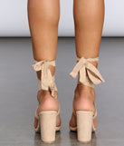 High Rise Lace-Up Heels is the perfect Homecoming look pick with on-trend details to make the 2023 HOCO dance your most memorable event yet!