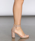 She's Extra Rhinestone Heels are chic ladies' shoes to complete your best 2023 outfits. They come in a variety of trendy women's shoe styles like platforms and dressy low-heels, & are available in wide widths for better comfort.