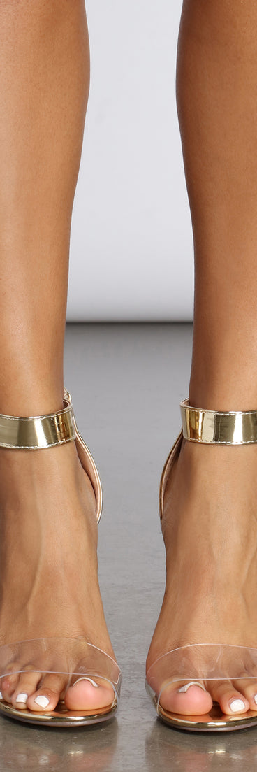 24 Karat State Of Mind Chrome Heels are chic ladies' shoes to complete your best 2023 outfits. They come in a variety of trendy women's shoe styles like platforms and dressy low-heels, & are available in wide widths for better comfort.