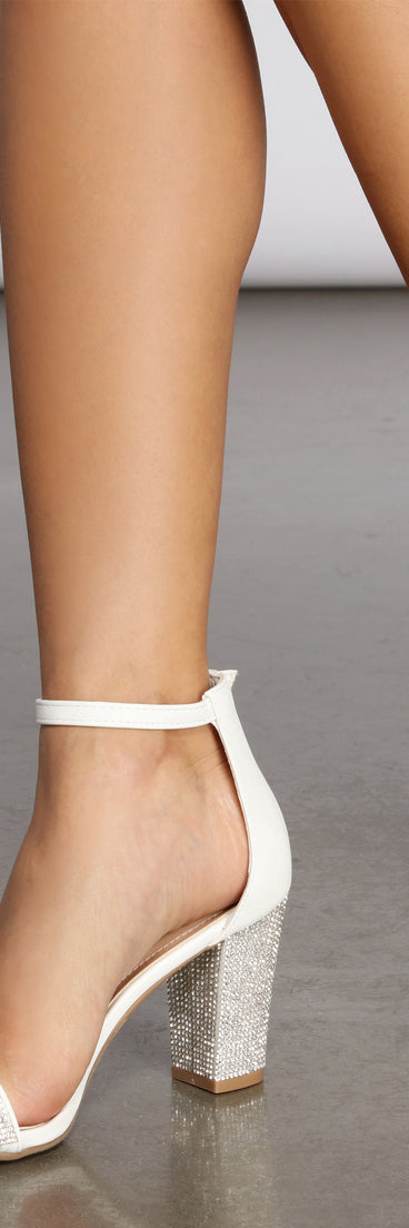 Show Me Love Rhinestone Faux Leather Heels are chic ladies' shoes to complete your best 2023 outfits. They come in a variety of trendy women's shoe styles like platforms and dressy low-heels, & are available in wide widths for better comfort.