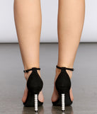 Fresh Till The End Rhinestone Beaded Stiletto Heels are chic ladies' shoes to complete your best 2023 outfits. They come in a variety of trendy women's shoe styles like platforms and dressy low-heels, & are available in wide widths for better comfort.