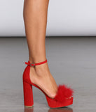 Top Notch Faux Fur Platform Heels are chic ladies' shoes to complete your best 2023 outfits. They come in a variety of trendy women's shoe styles like platforms and dressy low-heels, & are available in wide widths for better comfort.