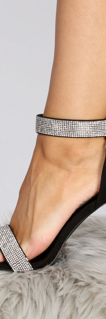 Straight Up Rhinestone Stiletto Heels are chic ladies' shoes to complete your best 2023 outfits. They come in a variety of trendy women's shoe styles like platforms and dressy low-heels, & are available in wide widths for better comfort.