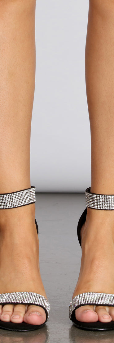 Straight Up Rhinestone Stiletto Heels are chic ladies' shoes to complete your best 2023 outfits. They come in a variety of trendy women's shoe styles like platforms and dressy low-heels, & are available in wide widths for better comfort.