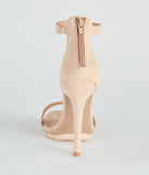 Fab Faux Suede Island Heels has high-heel or platform options for comfort while you dance and unique prom shoe details to compliment your 2024 Prom dress!