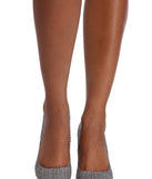 Glen Plaid Pointed Toe Pumps
