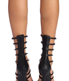 Caged Diva Stiletto Heels
