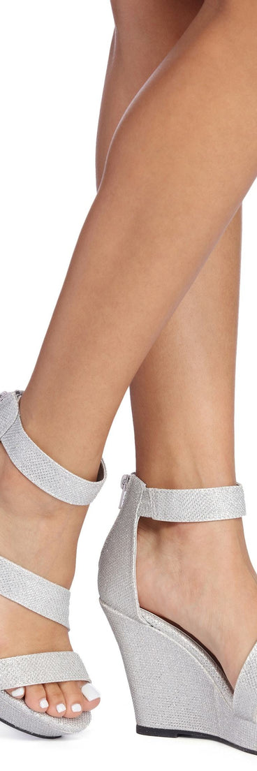 Glitter Gal Wedge Heels
