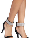 Rhine Out Stiletto Heels is the perfect Homecoming look pick with on-trend details to make the 2023 HOCO dance your most memorable event yet!
