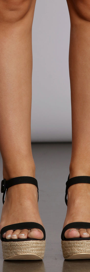 Back To Basics Espadrille Heels