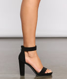 Strut In Style Block Heels is the perfect Homecoming look pick with on-trend details to make the 2023 HOCO dance your most memorable event yet!