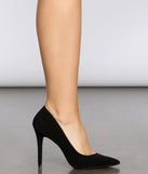Serving Looks Point Toe Stiletto Pumps are chic ladies' shoes to complete your best 2023 outfits. They come in a variety of trendy women's shoe styles like platforms and dressy low-heels, & are available in wide widths for better comfort.