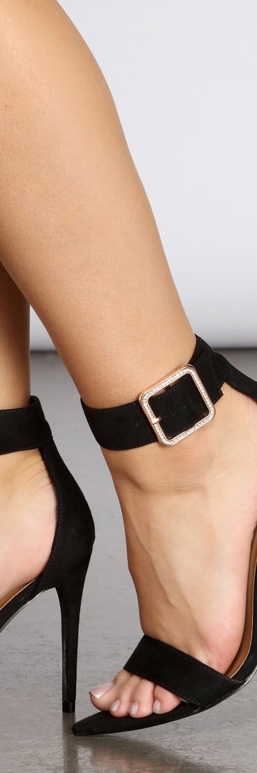 Drinks On Me Point Toe Stiletto Heels are chic ladies' shoes to complete your best 2023 outfits. They come in a variety of trendy women's shoe styles like platforms and dressy low-heels, & are available in wide widths for better comfort.