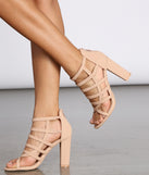 Cut Out For It Strappy Block Heels are chic ladies' shoes to complete your best 2023 outfits. They come in a variety of trendy women's shoe styles like platforms and dressy low-heels, & are available in wide widths for better comfort.