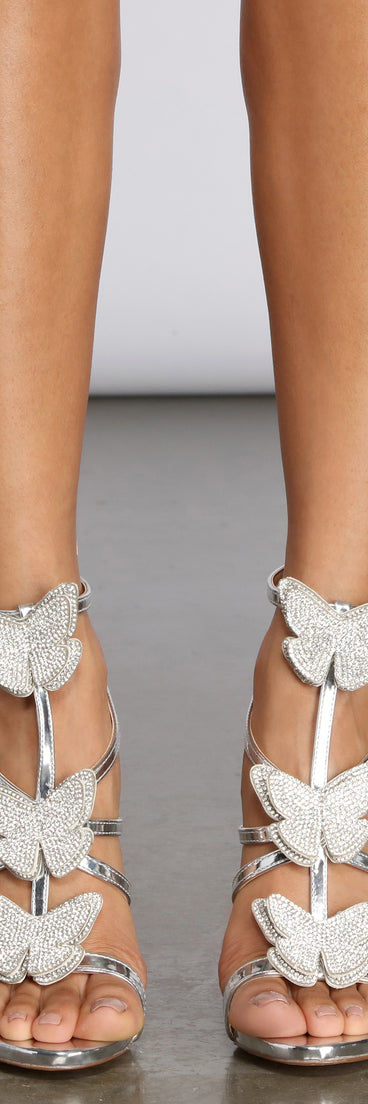 Give Them Butterflies Rhinestone Stiletto Heels are chic ladies' shoes to complete your best 2023 outfits. They come in a variety of trendy women's shoe styles like platforms and dressy low-heels, & are available in wide widths for better comfort.