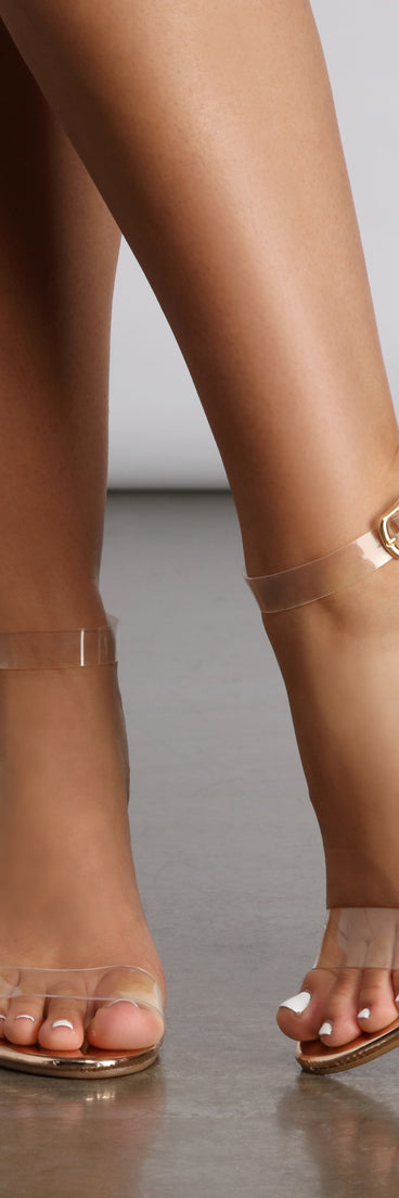 Let Me Be Clear Lucite Heels are chic ladies' shoes to complete your best 2023 outfits. They come in a variety of trendy women's shoe styles like platforms and dressy low-heels, & are available in wide widths for better comfort.