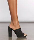 Miss Basic Block Mules are chic ladies' shoes to complete your best 2023 outfits. They come in a variety of trendy women's shoe styles like platforms and dressy low-heels, & are available in wide widths for better comfort.